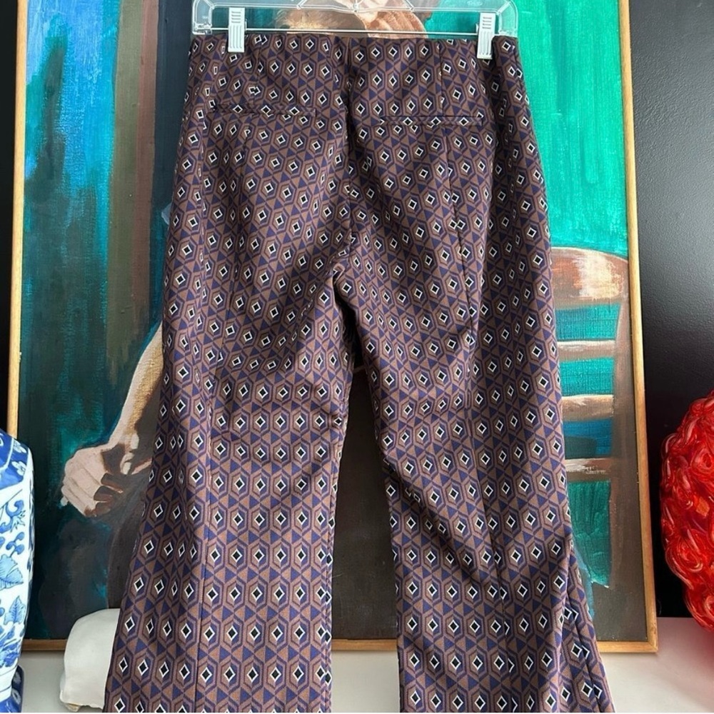 Zara flared Patterned Pants - Picture 11 of 15